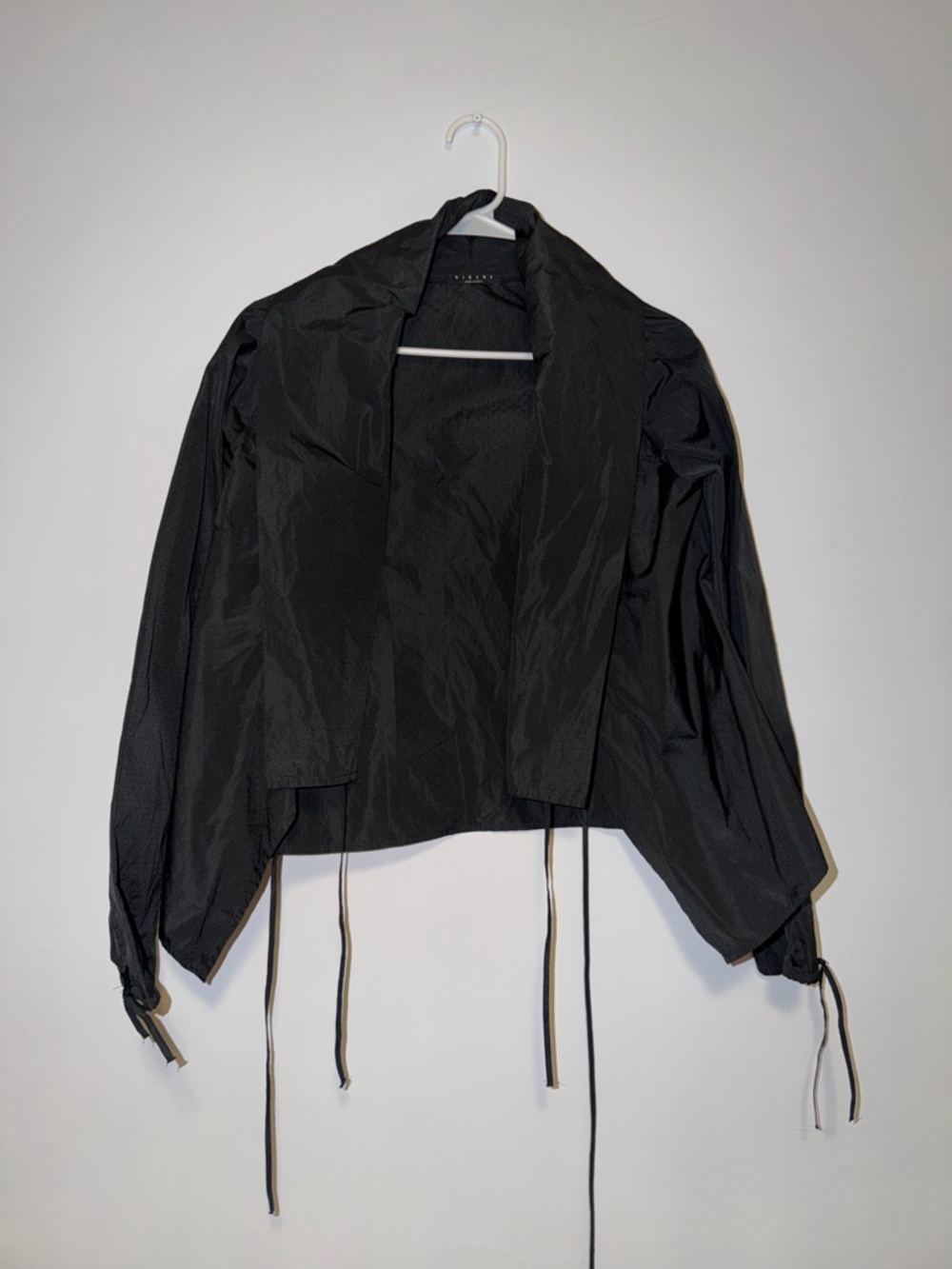 Sisley Black Women's Drawstring Jacket